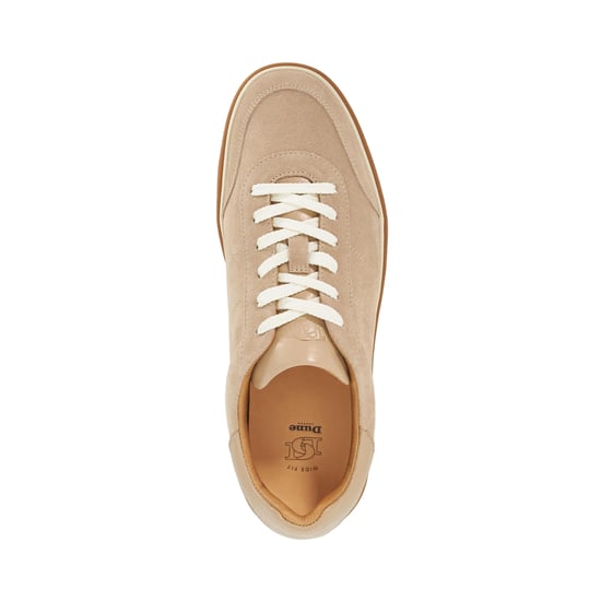 Dune Mens Tony Wf - Wide Fit Suede Lace-Up Trainers - Image 4