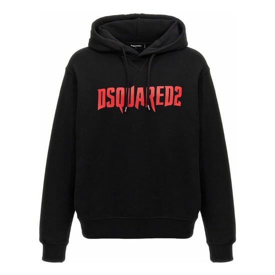 Dsquared2 Horror Logo Zwarte Hoodie - Image 1