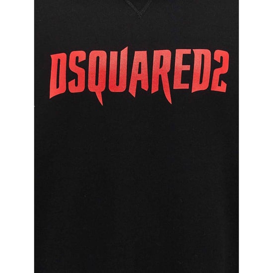 Dsquared2 Horror Logo Zwarte Hoodie - Image 3