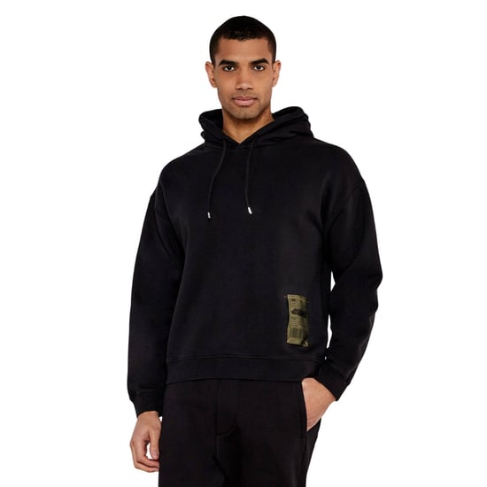 Dsquared2 Svart Huvtröja Med Patchdesign - Image 2