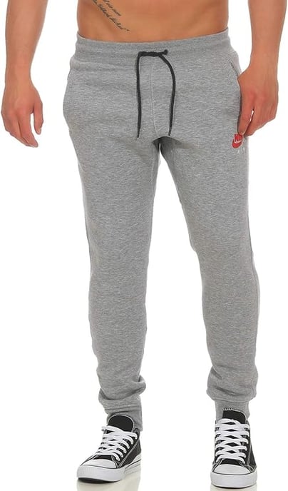 Nike Air Grey NSW Fleece Joggers - Image 2