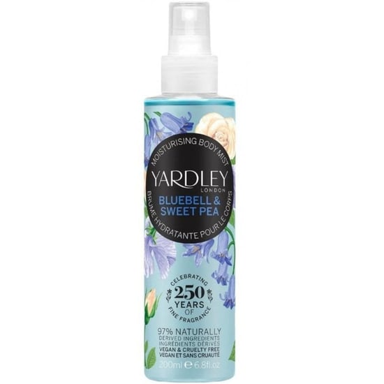 Yardley Bluebell And Sweetpea Body Mist 200ml - Image 1