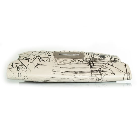 Giuseppe Zanotti, zwart-witte clutch - Image 4