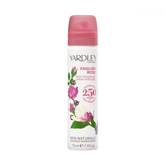Yardley English Rose Deodorant 75ml Body Spray - Image 1