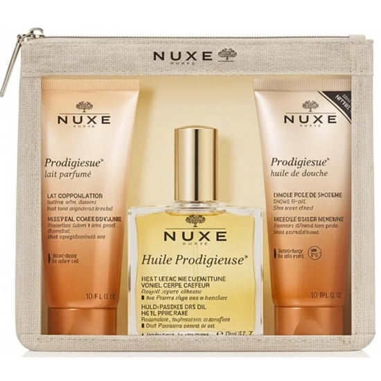 Nuxe Travel Essentials Set Prodigieux Scented Body Lotion 100ml + Prodigieuse Oil 100ml + Shower Gel 100ml - Image 1