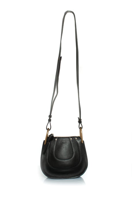 Chloe, Mini Hayley hobo bag in black - Image 2