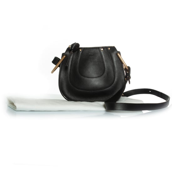 Chloe, Mini Hayley hobo bag in black - Image 3