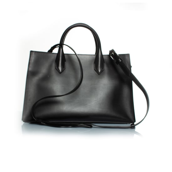 Balenciaga, svart tote-väska i marmor - Image 3
