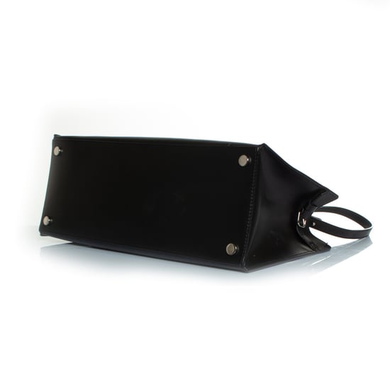 Balenciaga, svart tote-väska i marmor - Image 4
