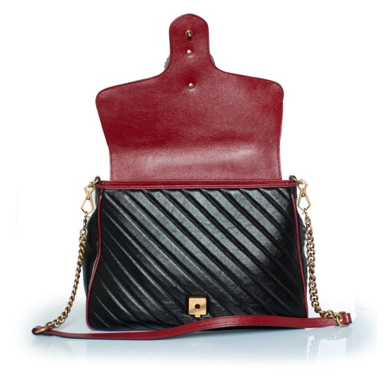 Gucci Marmont top handle bag in black - Image 4