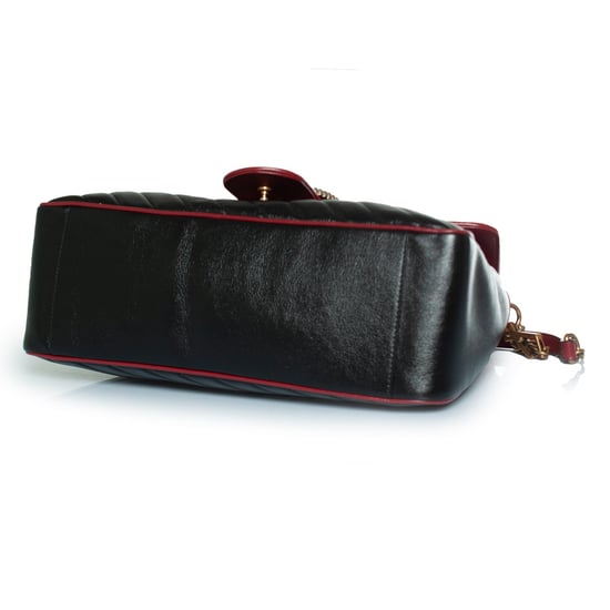 Gucci Marmont top handle bag in black - Image 5