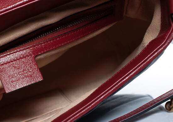 Gucci Marmont top handle bag in black - Image 6