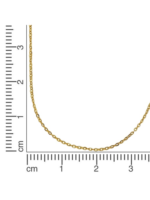 Fascination by Ellen K. Necklace 333 gold anchor chain 42cm - Image 2