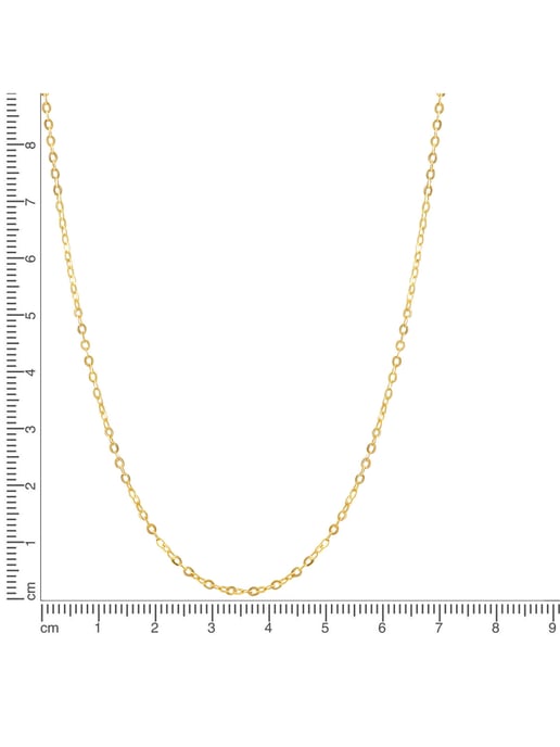 Fascination by Ellen K. Necklace 333 gold anchor chain 42cm - Image 4