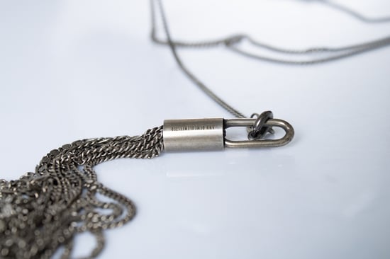 Ann Demeulemeester, 925 dubbel tofs halsband - Image 2