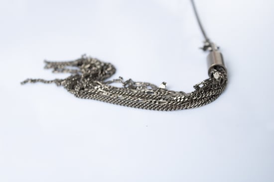 Ann Demeulemeester, 925 dubbel tofs halsband - Image 3