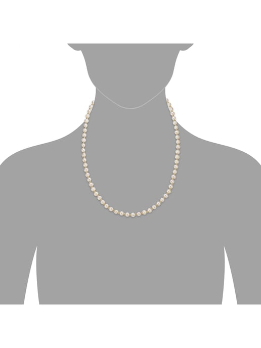 Fascination by Ellen K. Necklace Gold 585 pearl white 6mm - Image 3