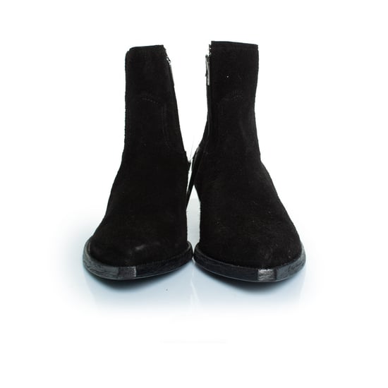 Saint Laurent – ​​Lukas – Svarta ankelboots i ullmocka - Image 5