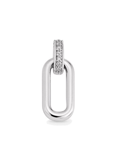 Orolino Trailer Gold 585 with 7x brilliant-cut diamonds totalling 0.035ct. - Image 1