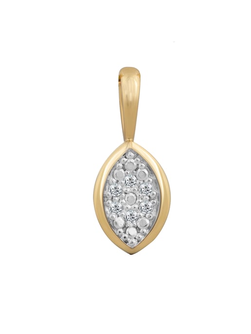 Orolino Trailer 585 gold with 6x brilliant-cut diamonds 0.03ct. - Image 1