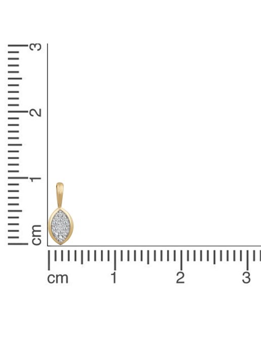 Orolino Trailer 585 gold with 6x brilliant-cut diamonds 0.03ct. - Image 2