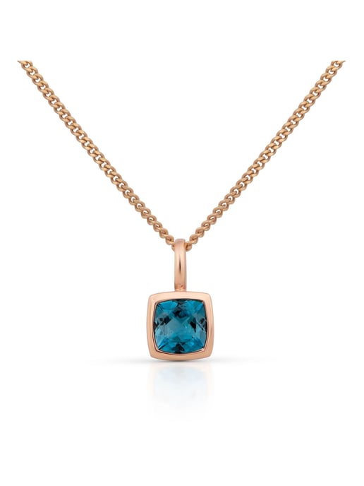 Orolino Trailer 585 gold with blue topaz (beh.) - Image 2