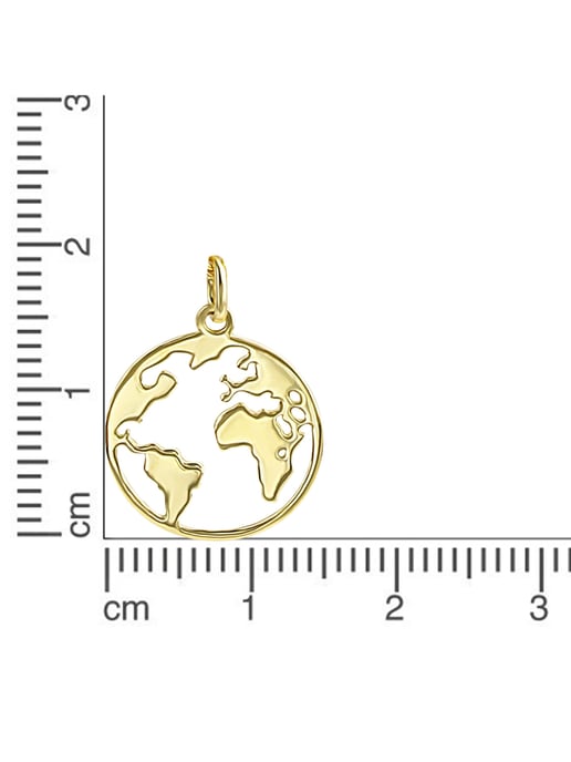 Orolino Trailer 375 gold with globe motif - Image 2