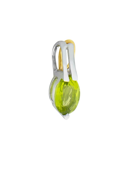 Fascination by Ellen K. Trailer 375/yellow gold/white gold with peridot - Image 1