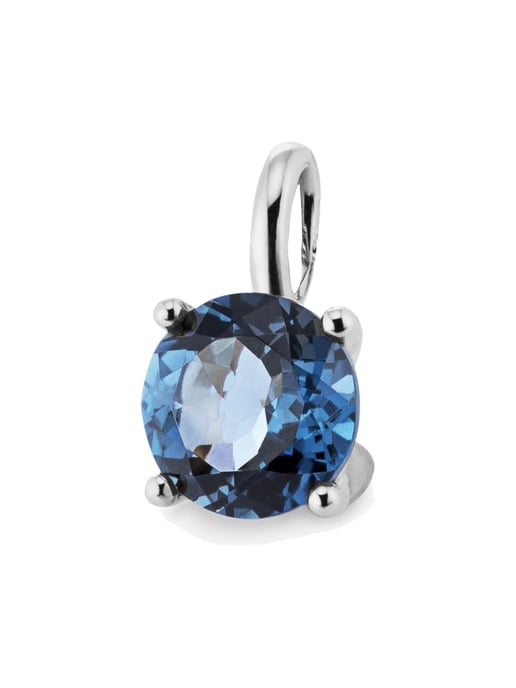 Orolino Trailer 585 gold with 1x blue topaz London blue - Image 1