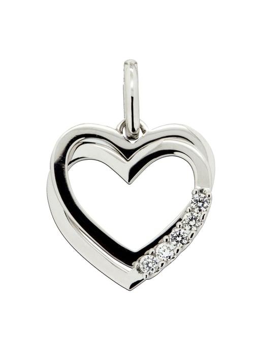 Orolino Trailer 585 gold 5x brilliant-cut diamonds totalling 0.10ct. - Image 1