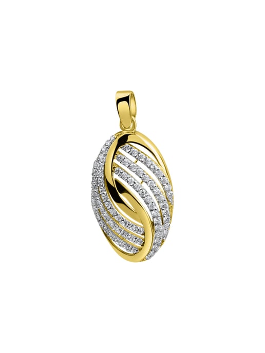 Fascination by Ellen K. Trailer 585/- Gelbgold bicolor Zirkonia - Image 1