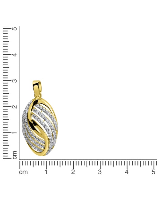 Fascination by Ellen K. Trailer 585/- Gelbgold bicolor Zirkonia - Image 3