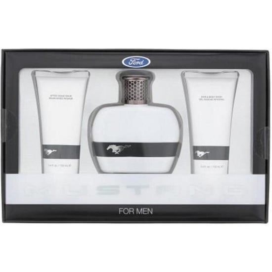 Mustang White Gift Set 100ml EDT Spray + 100ml Aftershave Balm + 100ml Hair And Body Wash - Image 1