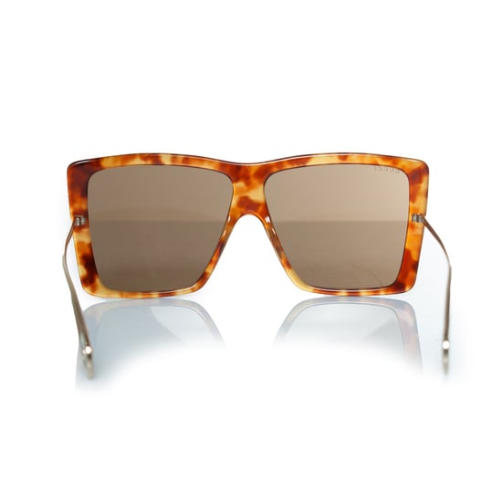 Gucci, havanna bruna oversized solglasögon - Image 4