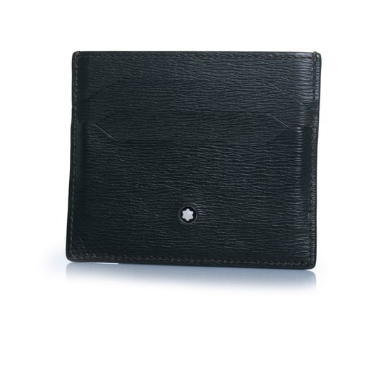 Montblanc, groene leren kaarthouder - Image 1