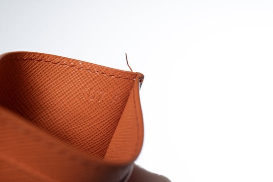 Prada, saffiano leren kaartenhouder in oranje - Image 4