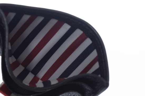 Thom Browne, korthållare i svart läder - Image 4