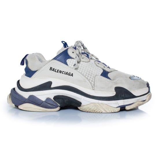 Balenciaga, Triple S sneakers i grått och blått - Image 5