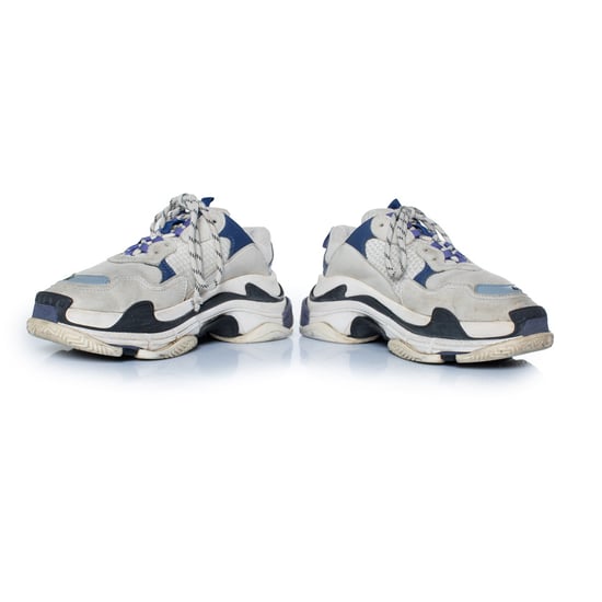 Balenciaga, Triple S sneakers i grått och blått - Image 6