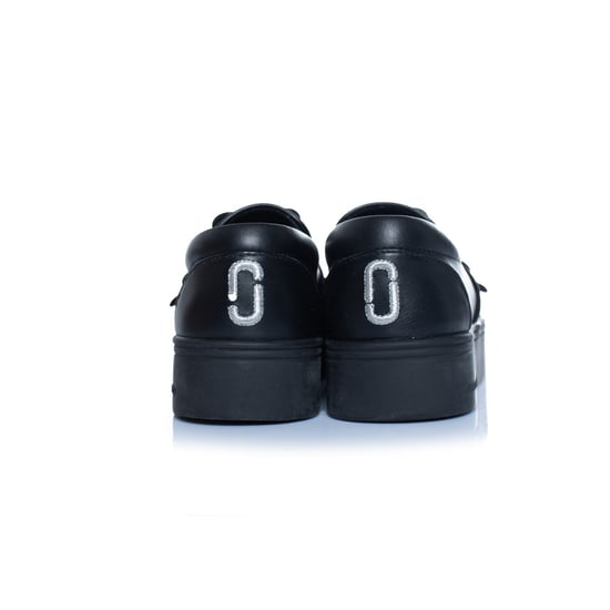 Marc Jacobs – Svarta slip-on sneakers med blommönster - Image 3