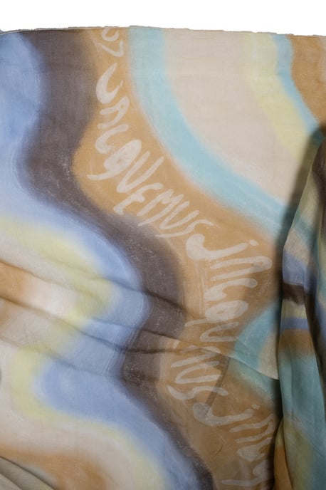 Jacquemus, Multicolor vierkante zijden en katoen sjaal - Image 3