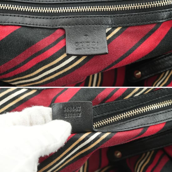 Gucci Leren Tote Bag Grote GG-logo - Image 5