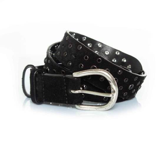 Isabel Marant, Zwarte suède riem met zwarte stenen - Image 2