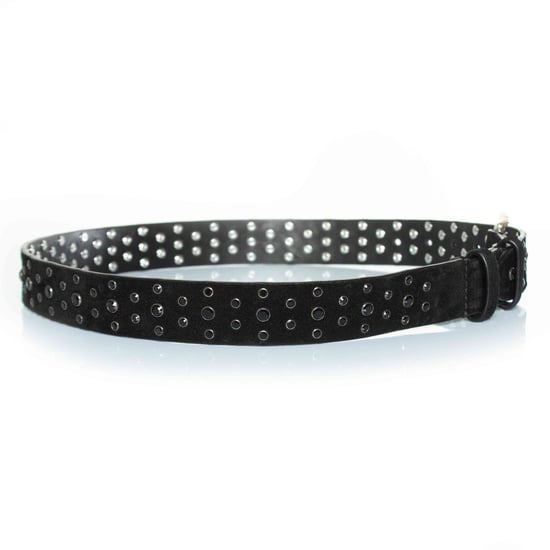 Isabel Marant, Zwarte suède riem met zwarte stenen - Image 5