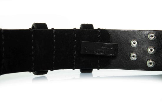 Isabel Marant, Zwarte suède riem met zwarte stenen - Image 6
