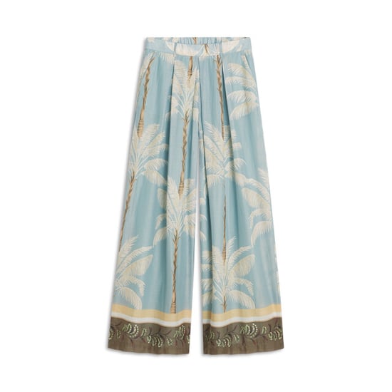 Summum Trousers palmtree print single border 4s2993-12451 - Image 1
