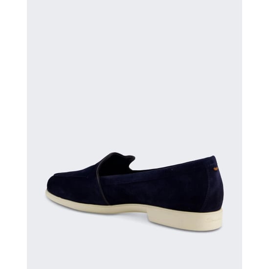 Santoni Dames malibu loafer blue - Image 3