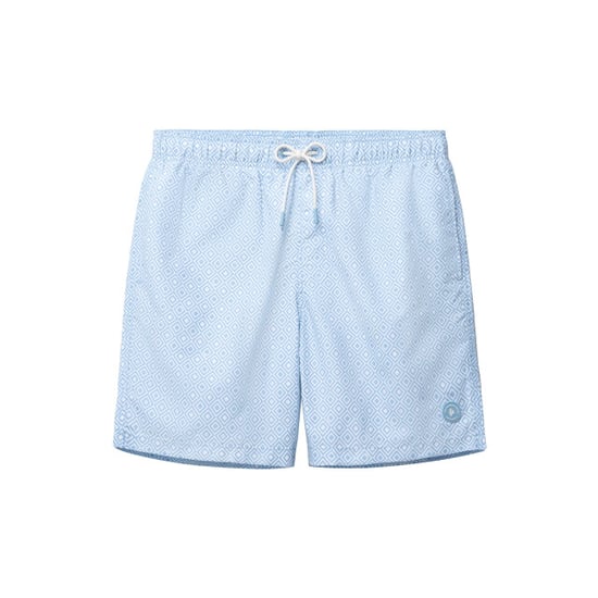 Shiwi men mike swim shorts 7 inch geo square 1426107618 6554 blue harbor geo square - Image 1