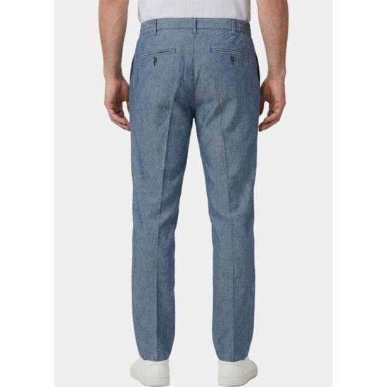Bos Bright Blue Linnen broek summer pant 5510.426/24d - Image 2