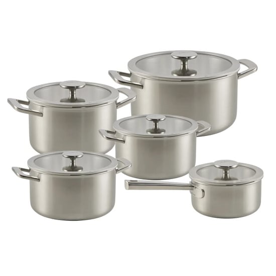 Habonne Allure pannenset downdraft 6 delig 5 ply rvs met glasdeksel - Image 2